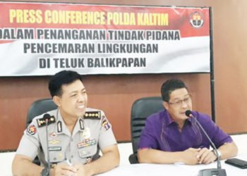 Polda Kaltim Tetapkan Tersangka Kasus Kebakaran Teluk Balikpapan
