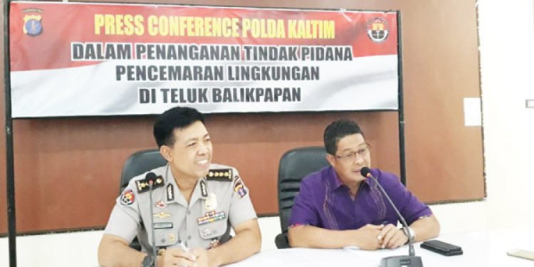 Polda Kaltim Tetapkan Tersangka Kasus Kebakaran Teluk Balikpapan