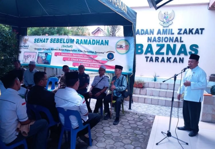 Memasuki Ramadan, BAZNAS Tarakan Pastikan Kondisi Kaum Duafa Sehat