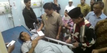 Gubernur Kaltara Kunjungi Korban Kecelakaan Speed Harapan Baru, Ini Datanya