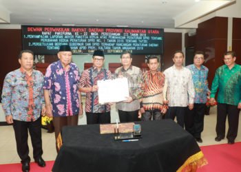 Pemprov dan DPRD Kaltara Sepakati APBD Perubahan 2018