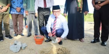 Peletakan Batu Pertama Pembangunan Panti Asuhan, Gubernur Ajak Semua Pihak Ikut Membantu