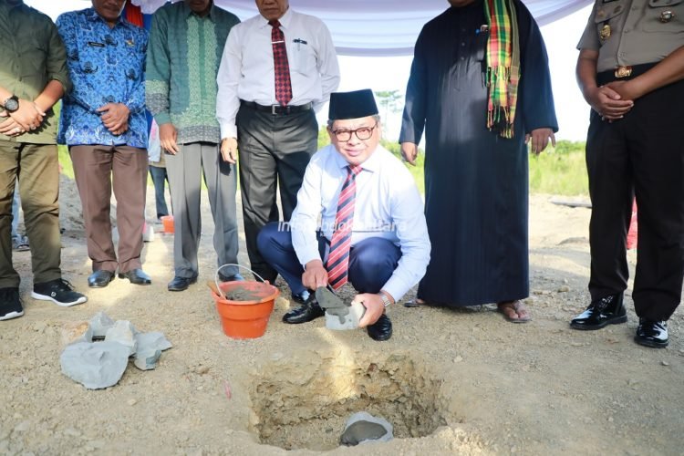 Peletakan Batu Pertama Pembangunan Panti Asuhan, Gubernur Ajak Semua Pihak Ikut Membantu