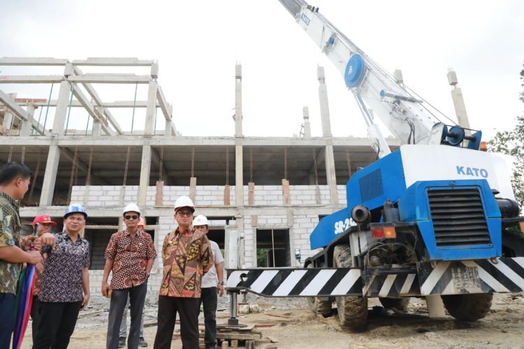 Tingkatkan Kualitas SDM Kesehatan, Pemprov Bangun Bapelkes – Gubernur Tinjau Pembangunan Bapelkes dan Rusunawa untuk ASN