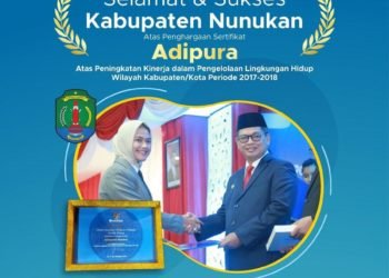 Nunukan, Wakili Kaltara Raih Penghargaan Adipura