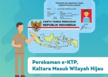 Perekaman e-KTP, Kaltara Masuk Wilayah HIJAU