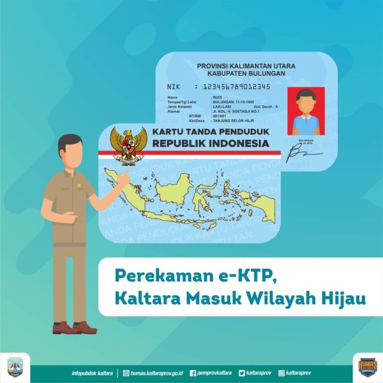 Perekaman e-KTP, Kaltara Masuk Wilayah HIJAU