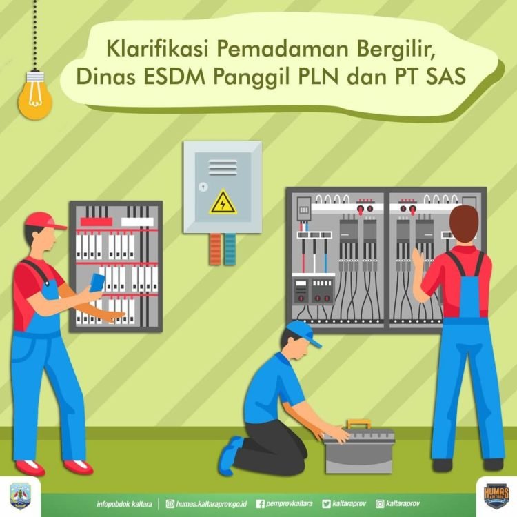 Klarifikasi Pemadaman Bergilir, Dinas ESDM Panggil PLN dan PT SAS