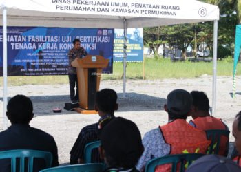 160 Tenaga Kerja Konstruksi Terampil BSPS Ikut Sertifikasi Jakon