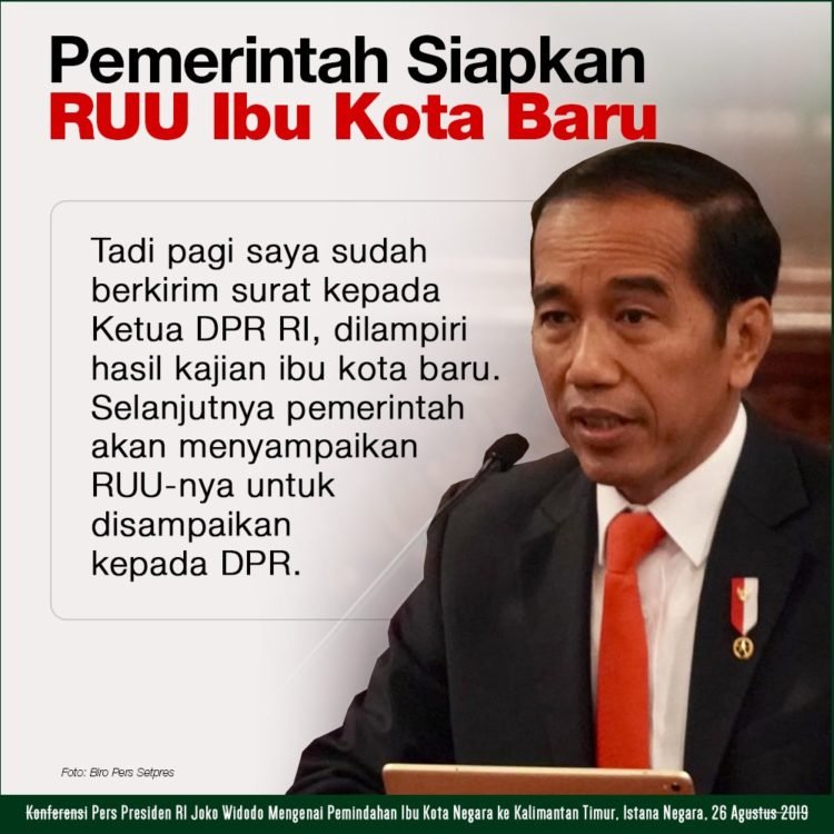 Presiden Tegaskan Pemindahan Ibu Kota Baru Tak Sepenuhnya Bebankan APBN