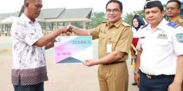Diselimuti Kabut Asap, Upacara Harhubnas Berlangsung Khidmat