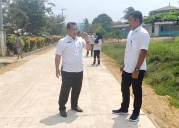 Jalan Lingkungan di Karang Agung Dibangun Pemprov