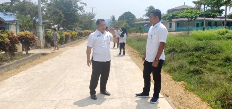 Jalan Lingkungan di Karang Agung Dibangun Pemprov