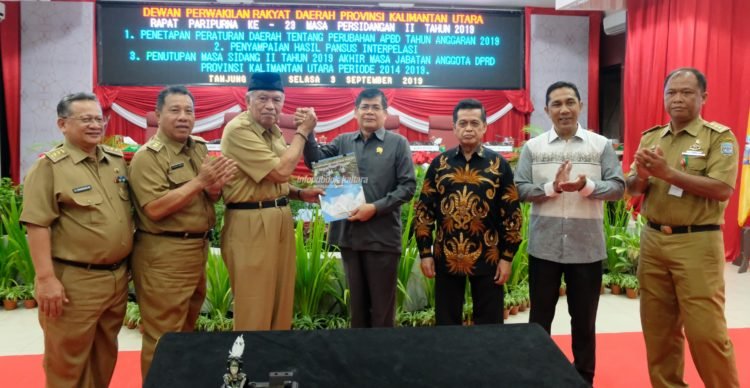 Perda Perubahan APBD 2019 Ditetapkan