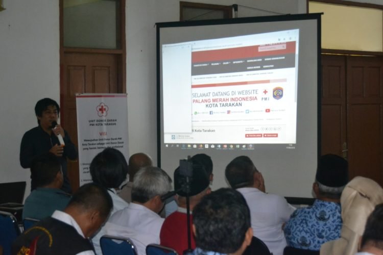 Peringatan HUT ke 74, PMI Tarakan Dihadiahi Aplikasi Mobile