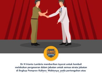 Mutasi Pejabat Pemprov Kaltara Digelar November