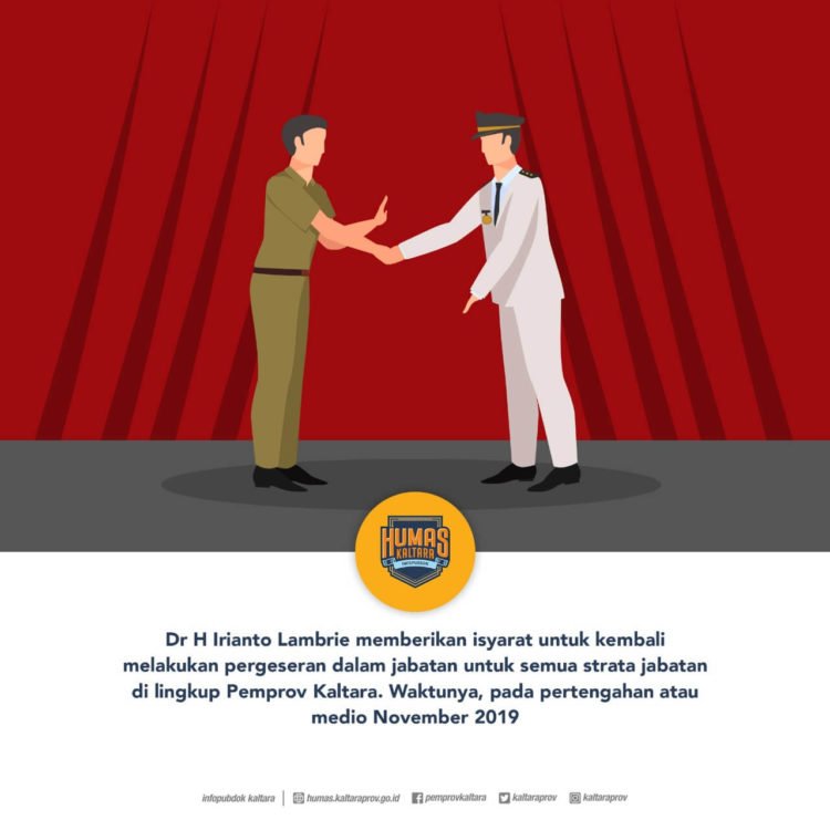 Mutasi Pejabat Pemprov Kaltara Digelar November