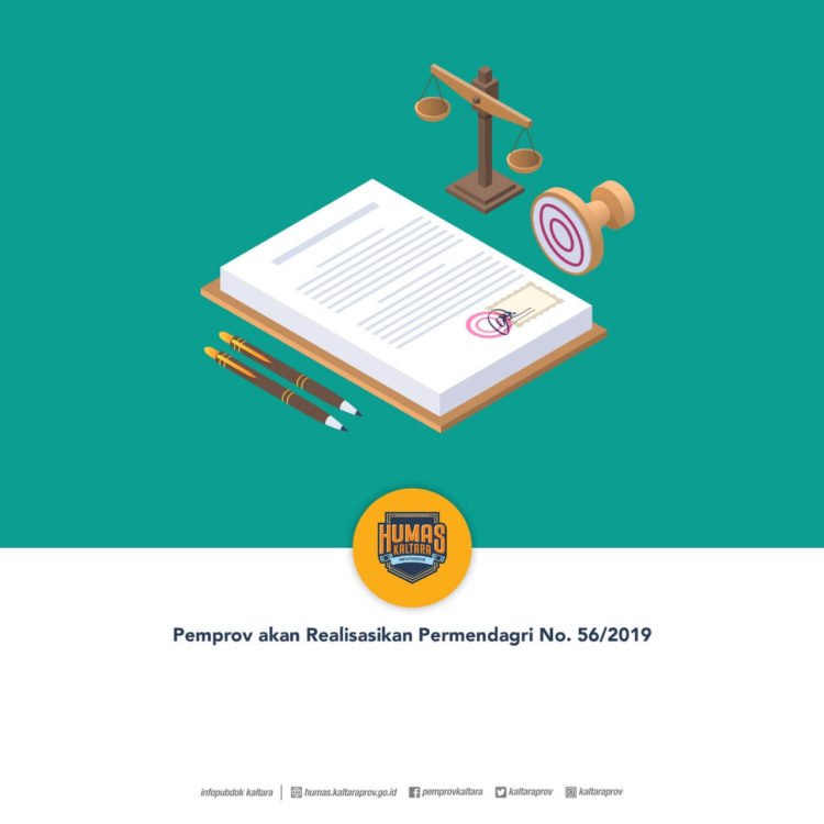 Pemprov akan Realisasikan Permendagri No. 56/2019