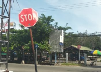 Rambu Lalu Lintas Sengaja Dirusak, Dishub Tarakan Himbau Masyarakat Segera Laporkan