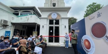 Kontribusi Konkret untuk Ekonomi Berbasis Masjid, ISYEF Sulap Tower Masjid Jadi Coffee Shop